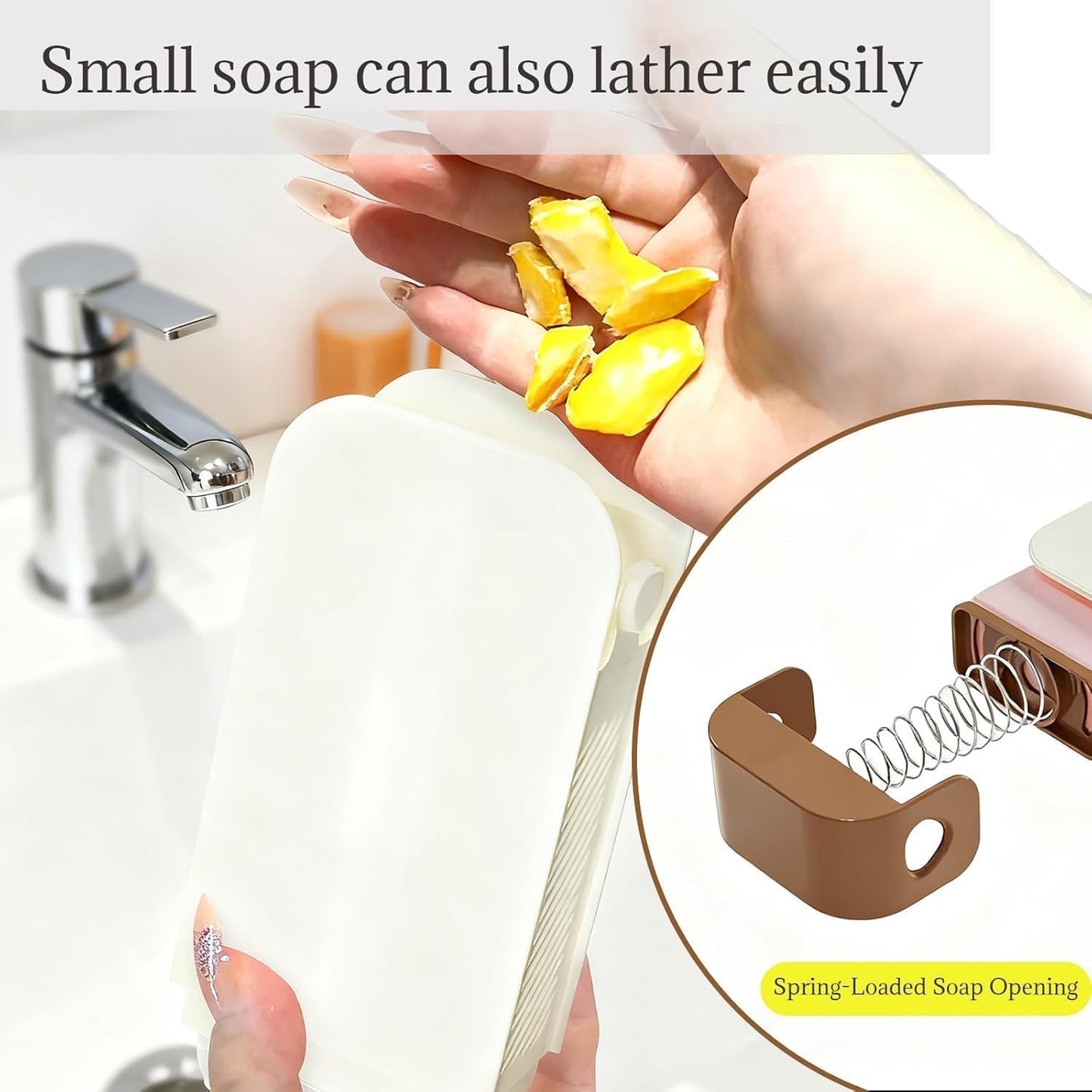 3-in-1 Soap Dispenser, Foamer & Scrubber